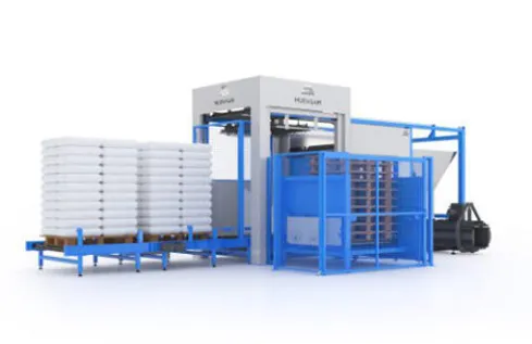 Depaletyzery do worków z granulatem